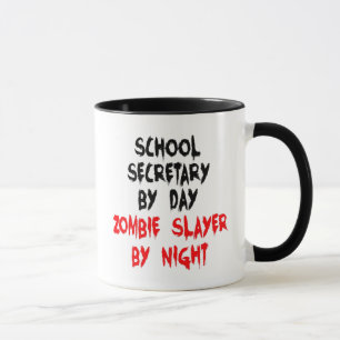 School Secretary Zombie Joke Mug