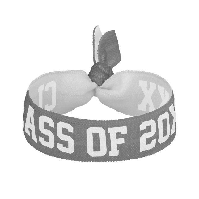 School Seniors Class of 20XX Hair Tie (Front)