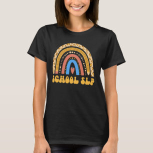 School SLP Speech Language Pathology SPED Speech T T-Shirt