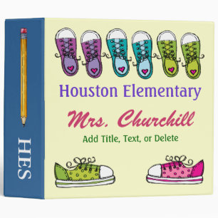 School Sneakers Binder - SRF