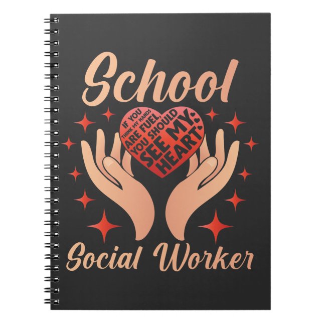 School social worker counselor teacher Educator Notebook (Front)