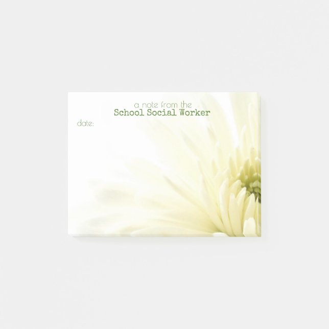 School Social Worker Note (Front)