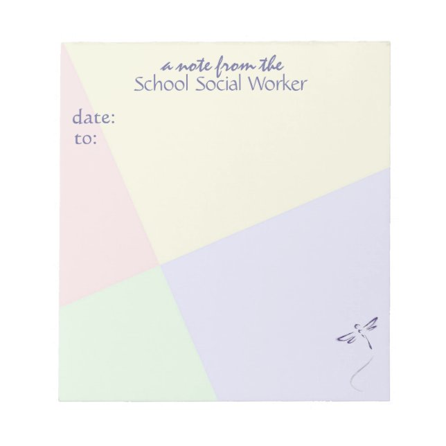 School Social Worker Note Pad (Front)
