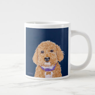 School Spirit Golden Doodle Giant Coffee Mug