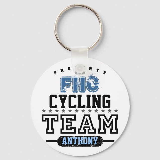 School Sport Team Keychain (Front)