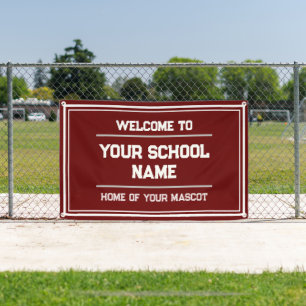 School Sports Banner for Gym or Event -  Outdoor