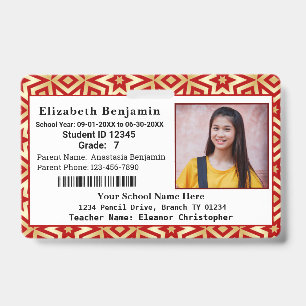 School Student Child Kids Photo ID Identification Badge