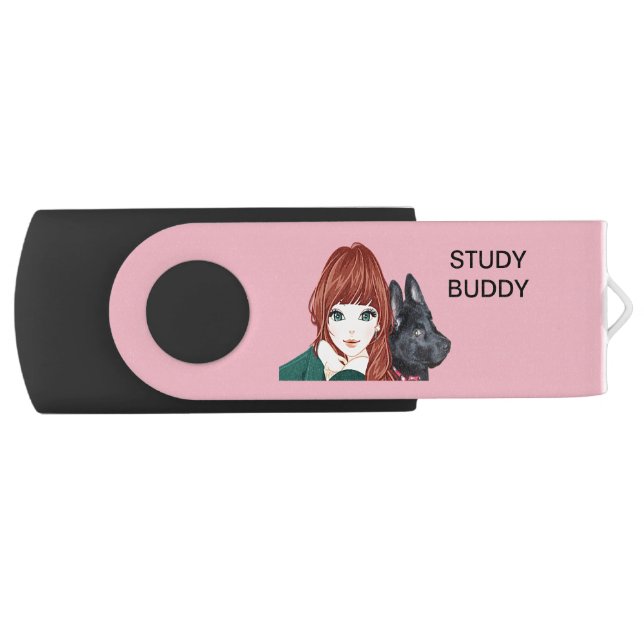 School Study Buddies Furry Friends USB Flash, ZKOA Flash Drive (Front)
