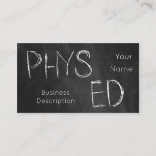 School subject Business Card