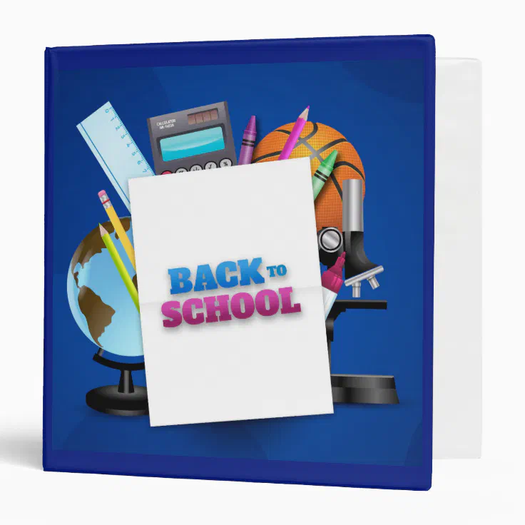 School Supplies 3 Ring Binder | Zazzle