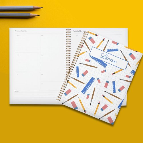 School Supplies Pattern Planner