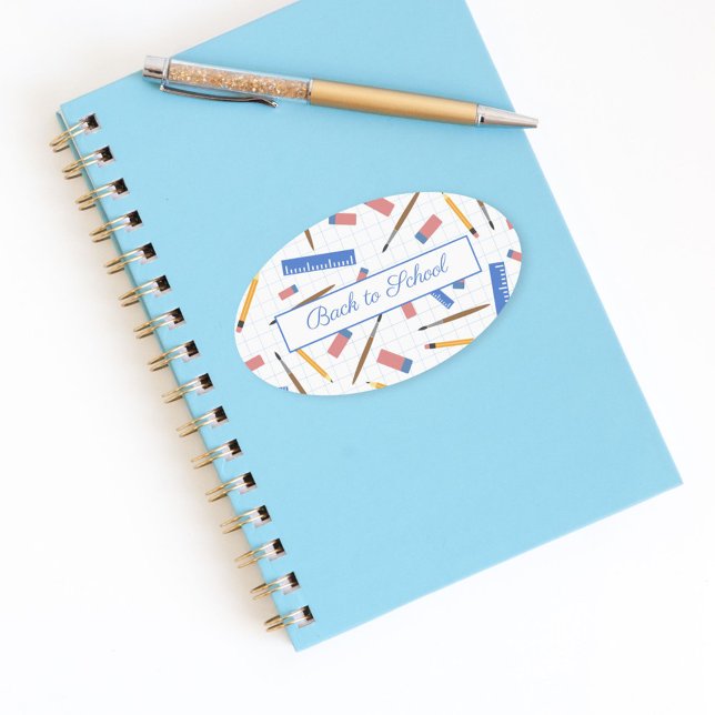 School Supplies Pattern Sticker (School Supplies Pattern Sticker)