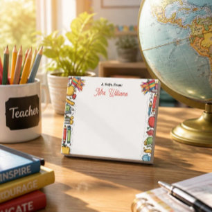 School Supplies Teacher's Post-it Notes