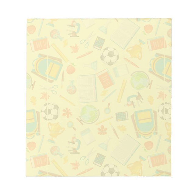 School Supply Pattern Notes (Front)