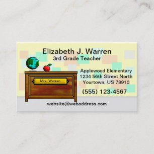 School Teacher Business Card