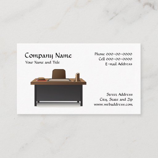 Customizable School Teacher Business Card