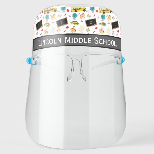 School Teacher Classroom Education Face Shield (Front)
