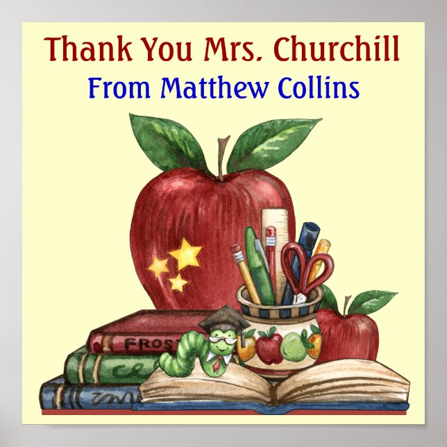 School / Teacher / Classroom Poster - SRF (Front)