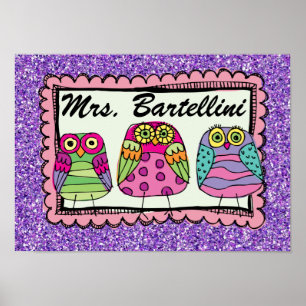 School / Teacher / Classroom Poster - SRF