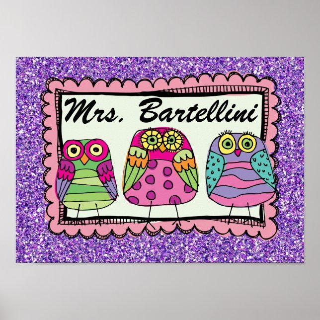 School / Teacher / Classroom Poster - SRF (Front)