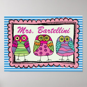 School / Teacher / Classroom Poster - SRF