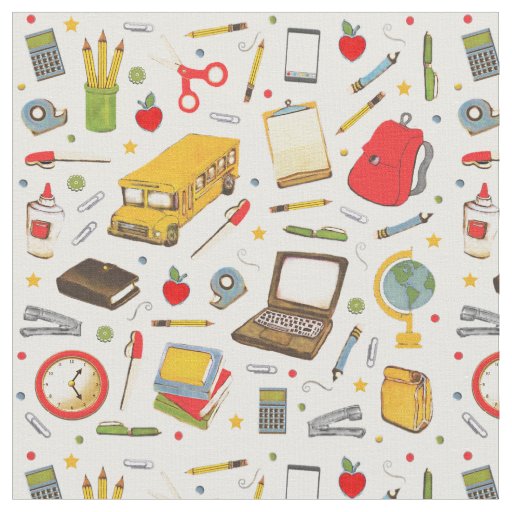 School Teacher Fabric
