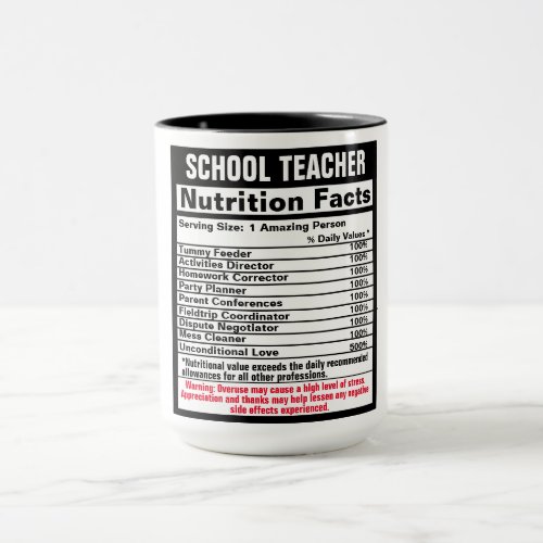 School Teacher Funny Gift Mug