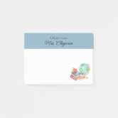 Rainbow Crayons Preschool Teacher Sticky Notes