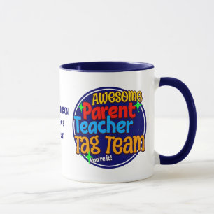 School Teacher Parent TAG TEAM  Mug