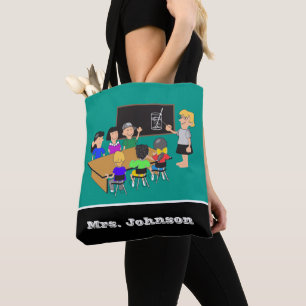 School Teacher Student Classroom Tote Bag