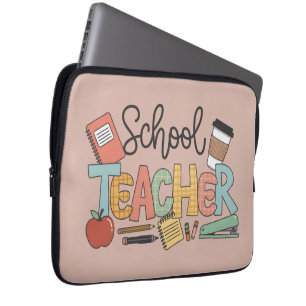 School Teacher Teaching Future Leaders Gifts Laptop Sleeve