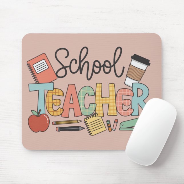 School Teacher Teaching Future Leaders Gifts Mouse Pad (With Mouse)