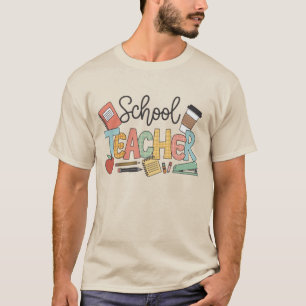 School Teacher Teaching Future Leaders Gifts T-Shirt