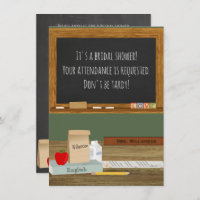 School Teacher Theme Bridal Shower
