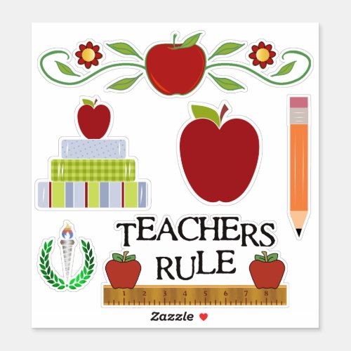 School Teacher Themed Set Sticker
