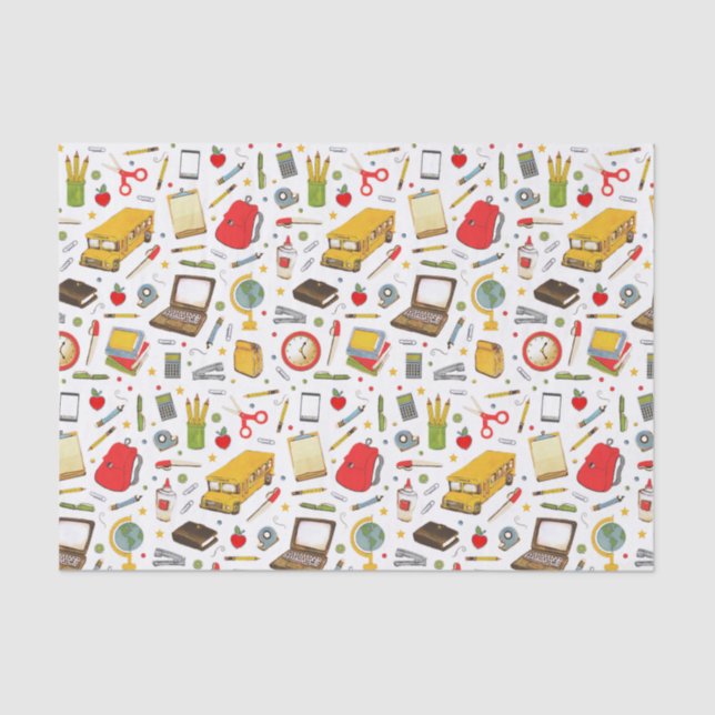 School Teacher Tissue Paper (Front)