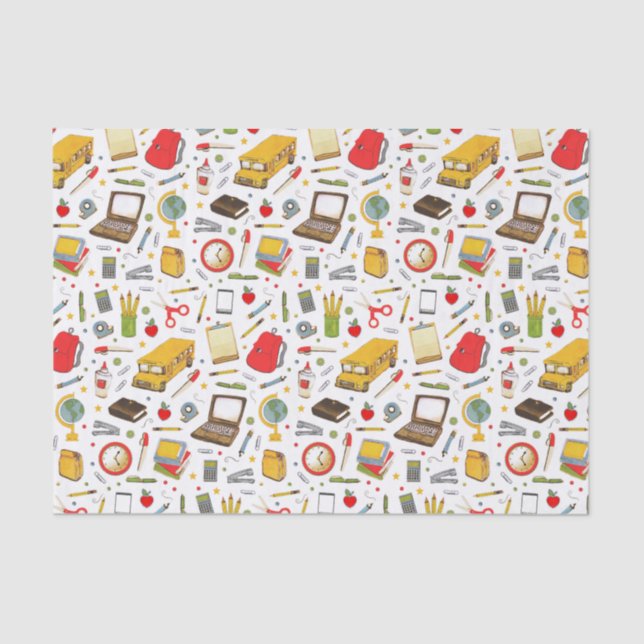 School Teacher Tissue Paper (Front)