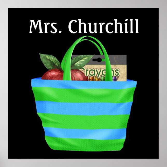 School Teacher's Classroom Rules - SRF Poster (Front)