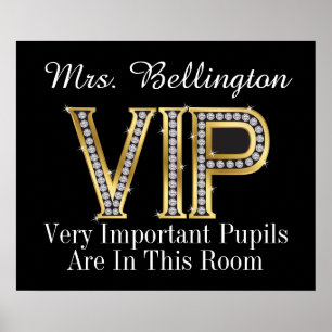 School Teacher's VIP Poster by SRF