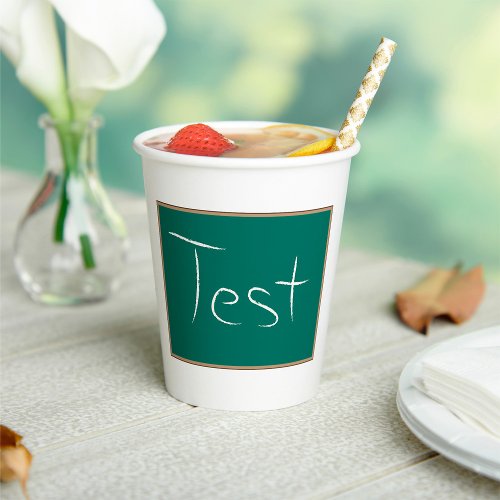 School Test Paper Cups