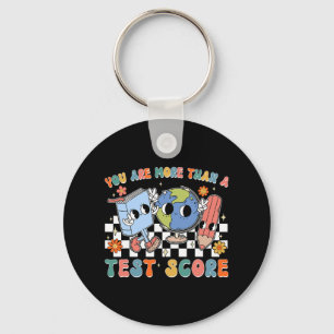 School Testing Day You Are More Than A Test Score Keychain