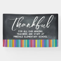School Thankful Staff Teacher Appreciation