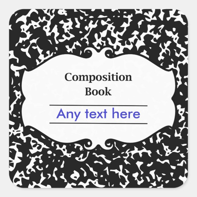 School Theme Sticker Labels (Front)