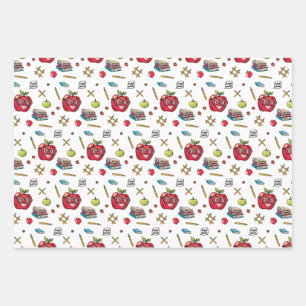 School-Themed Wrapping Paper