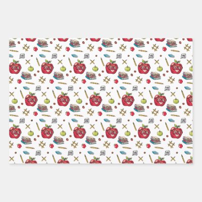 School-Themed Wrapping Paper