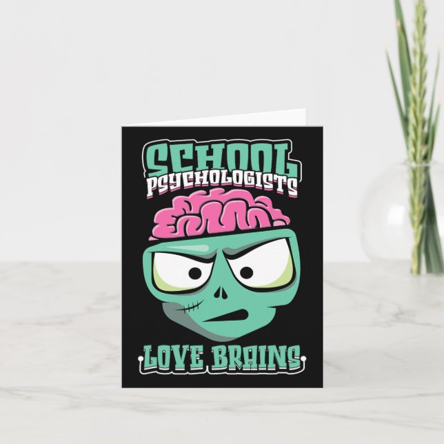 School Therapist Psych Back To School Psychologist Card (Front)