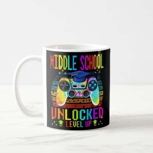 School Unlocked Level Up Gamer Back To School Tie  Coffee Mug