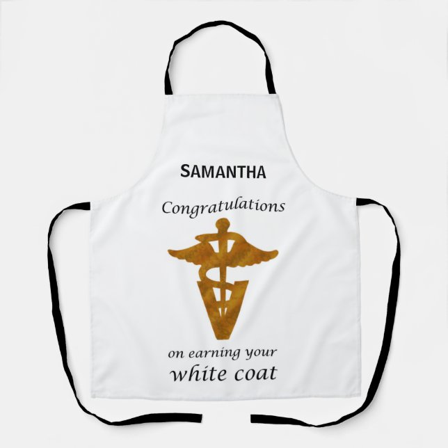 School Veterinary White Coat Ceremony Apron (Front)
