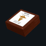 School Veterinary White Coat Ceremony Gift Box<br><div class="desc">Celebrate with the student who has earned their white coat in veterinary school. An antique gold Veterinary symbol stands at the center of the git item for a sophisticated look perfect for this formal occasion.</div>