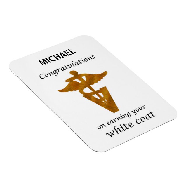 School Veterinary White Coat Ceremony Magnet (Right Side)